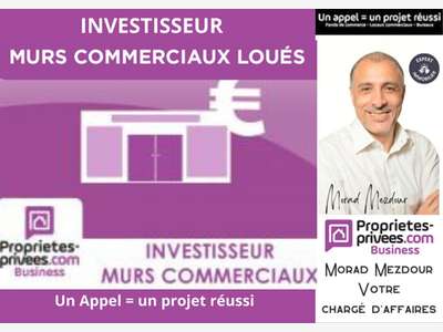Vente murs commerciaux loués à Roubaix rue d'Alger