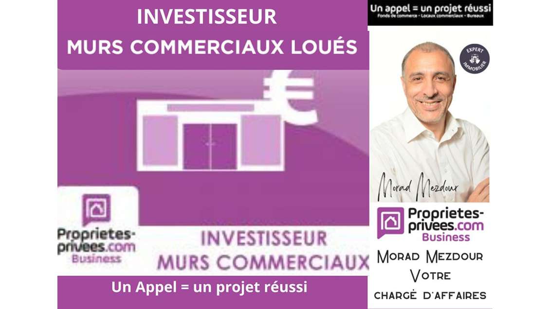 Vente murs commerciaux loués à Roubaix rue d'Alger