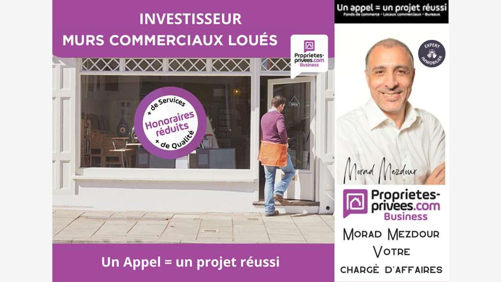 ROUBAIX 59100 - MURS COMMERCIAUX LOUES