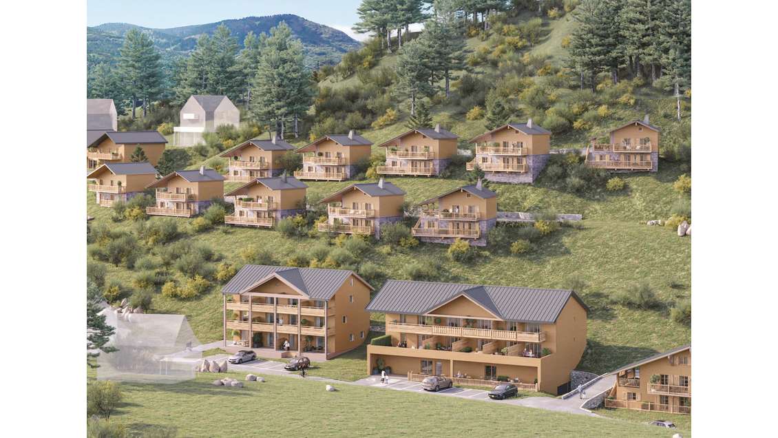 A vendre murs 62m² station familiale de Roubion