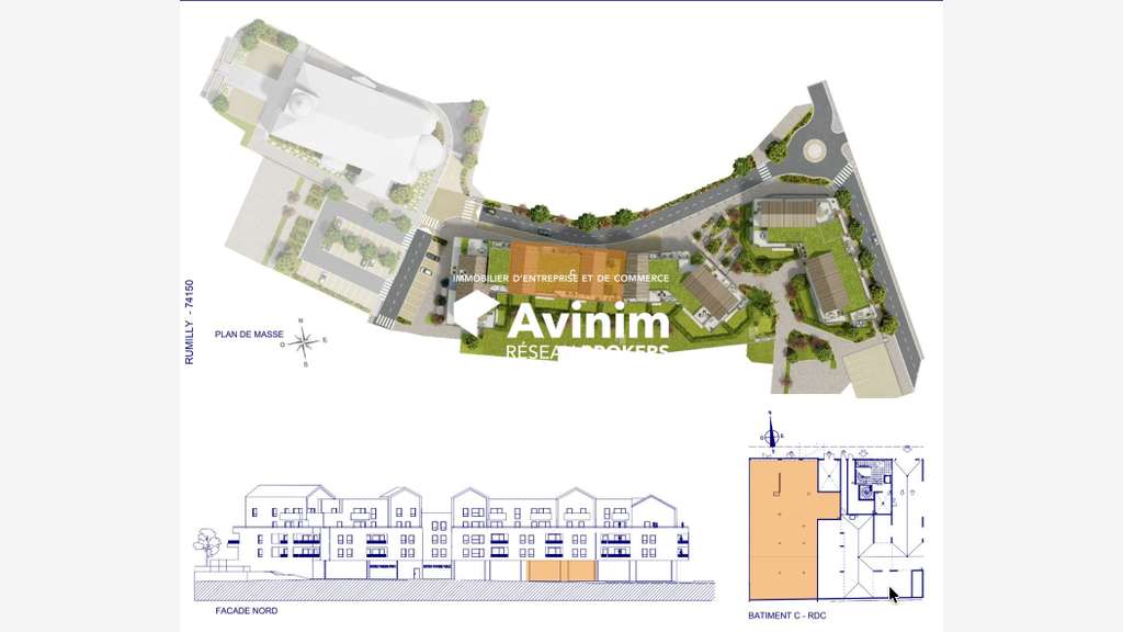 À VENDRE – LOCAL COMMERCIAL NEUF – 416,73 m² – RUM