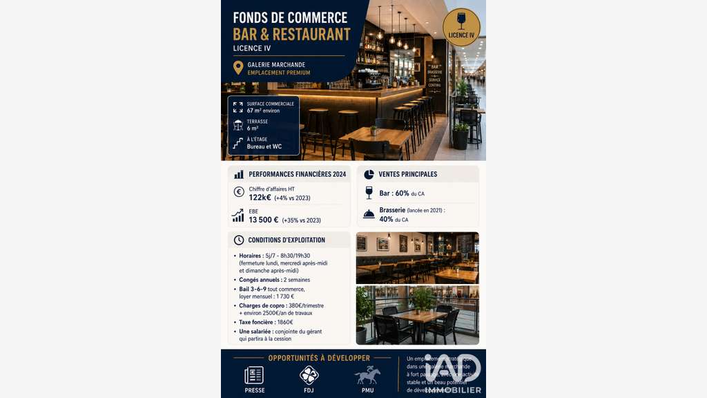 Local commercial à Saint-André-les-Vergers