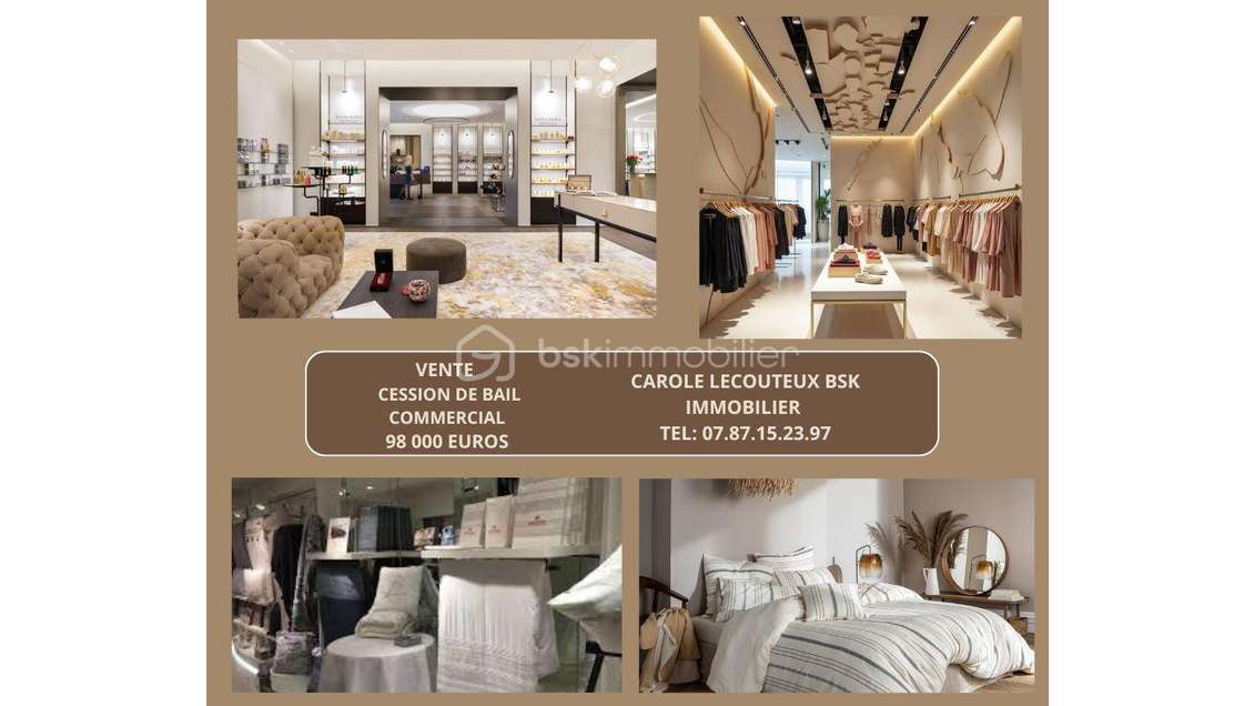 Cession de bail local 100m² à Saint-Cyr-sur-Mer