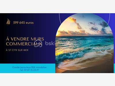 Vente murs commerciaux 100m² à Saint-Cyr-sur-Mer
