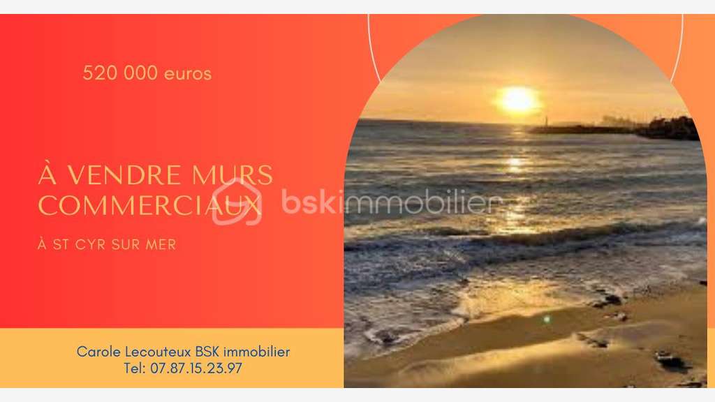 Vente murs de 100m² à Saint-Cyr-sur-Mer empl n°1