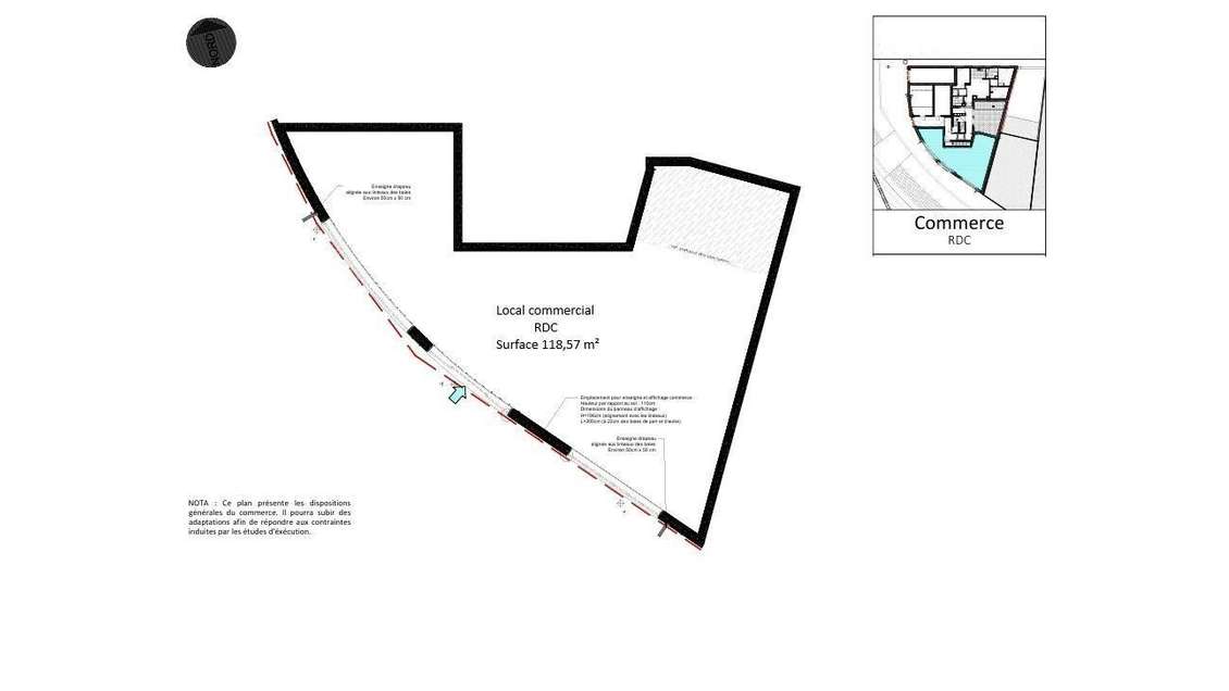 Murs commerciaux à Saint-Denis