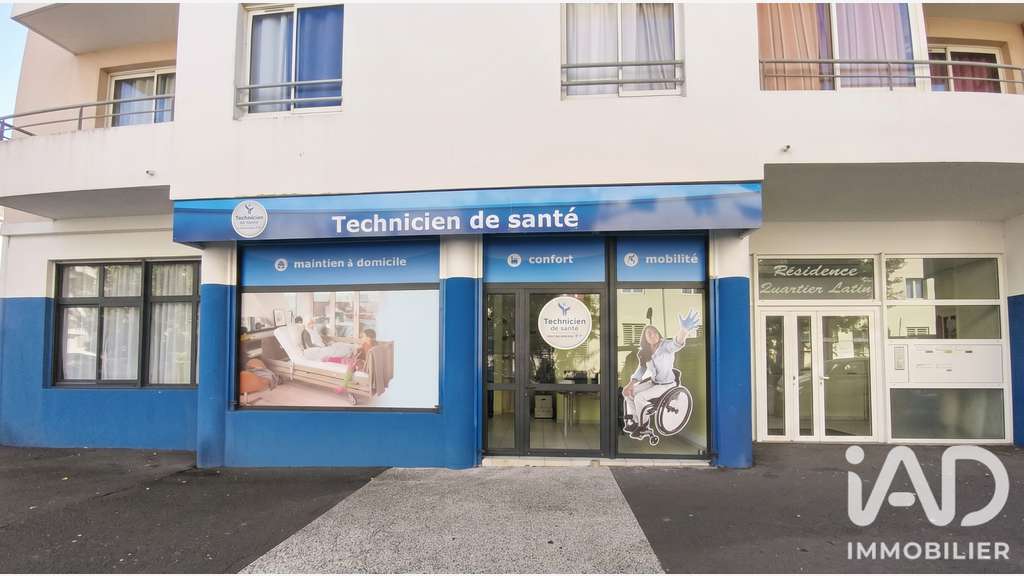 Vente local commercial de 55m² en RDC à St-Denis