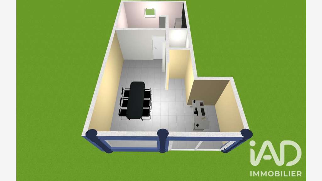 Vente local commercial de 55m² en RDC à St-Denis