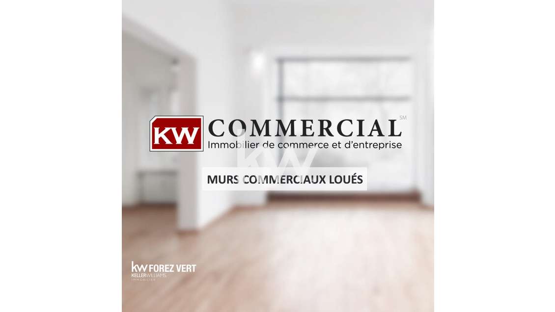 Vente murs commerciaux loués 176m² à Saint-Étienne