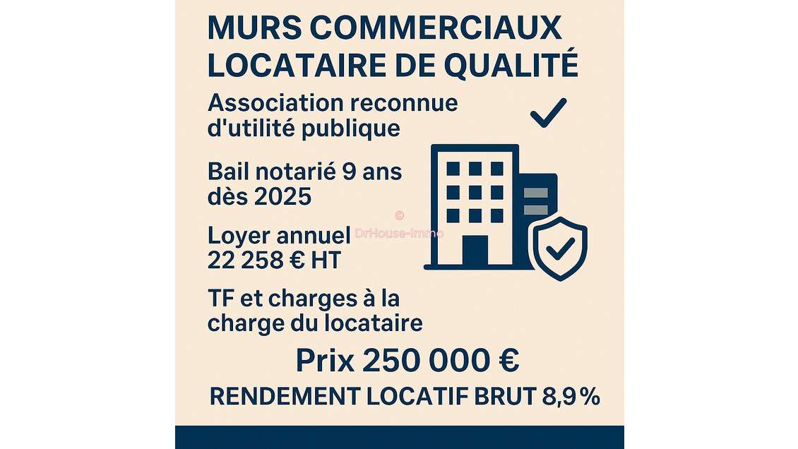 Murs avec locataire de 1er ordre à Saint-Étienne