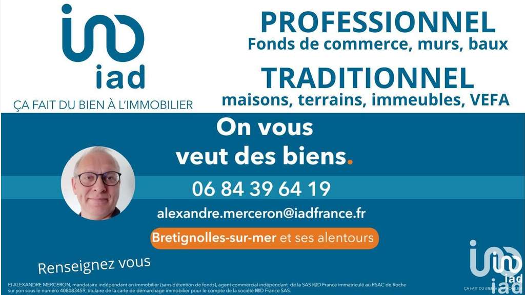 Local commercial à Saint-Gilles-Croix-de-Vie