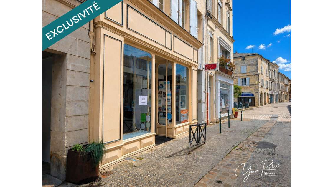 Vente local 84m² au centre de Saint-Jean-d'Angély