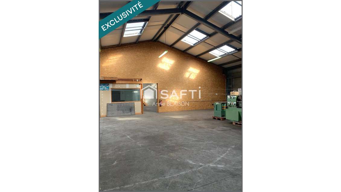 AV bâtiment indus 450m² empl stratégique St-Lô