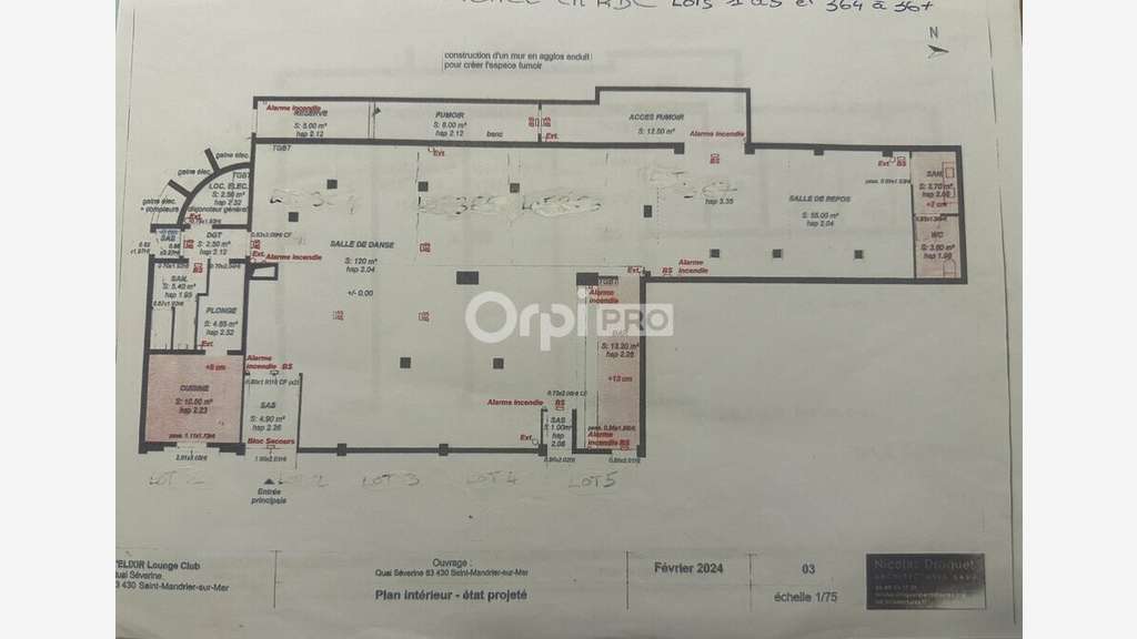 AV local commercial 35m² front de mer St-Mandrier