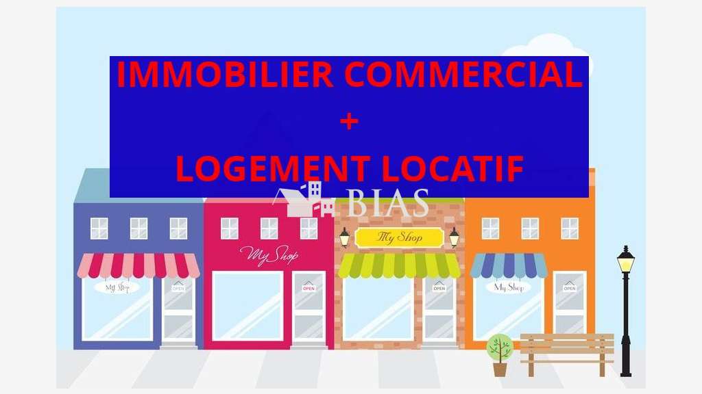 AV murs commerciaux 250m² + logement Saint-Martin