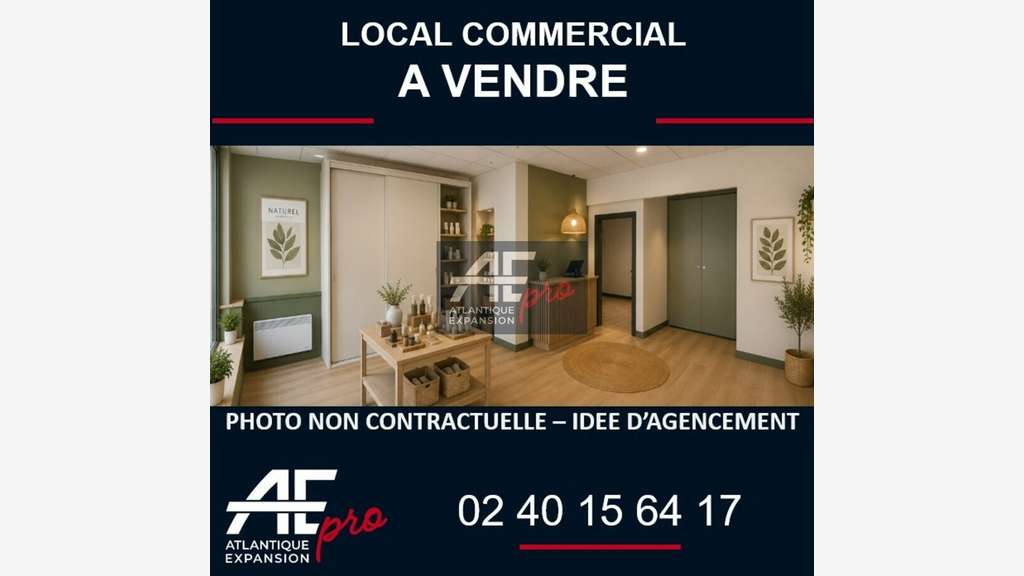 Local commercial à vendre entrée de Saint-Nazaire