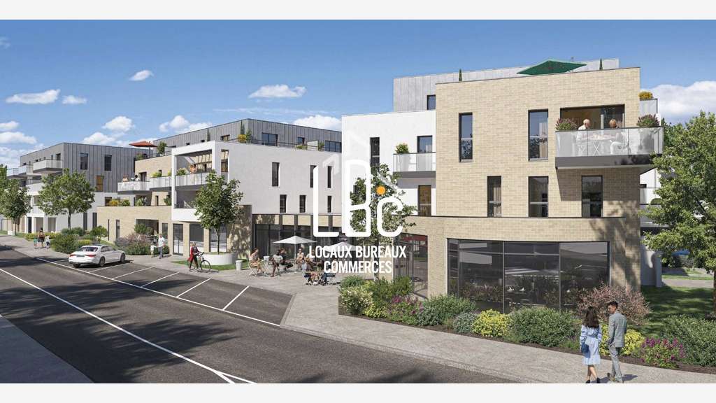 A vendre local d'angle neuf 338m² à Saint Nazaire