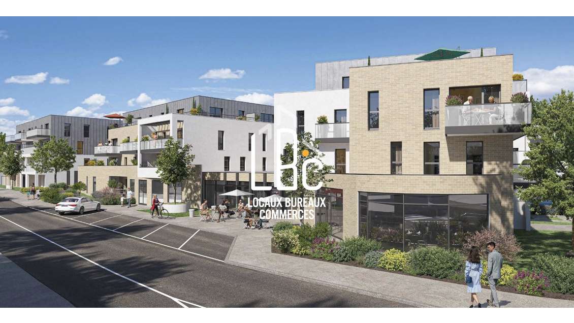 A vendre local commercial neuf 112m² à St Nazaire 