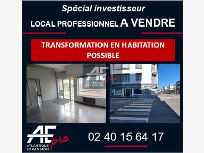 Local 55m² en angle de rue à vendre Saint Nazaire