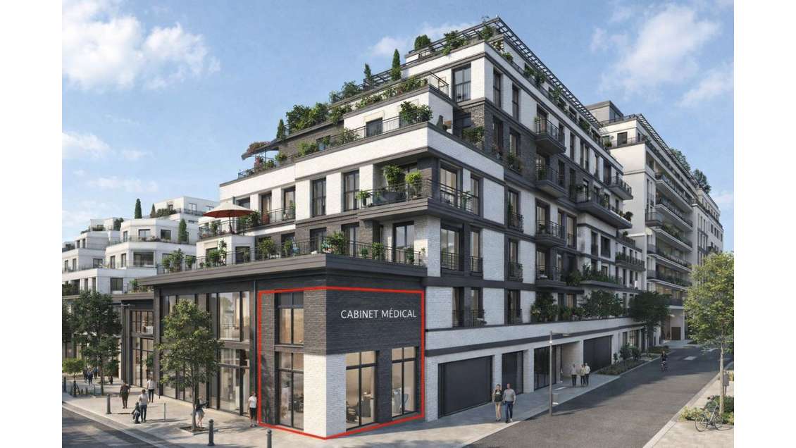 Cabinet médical 170m² Village des Rosiers St-Ouen