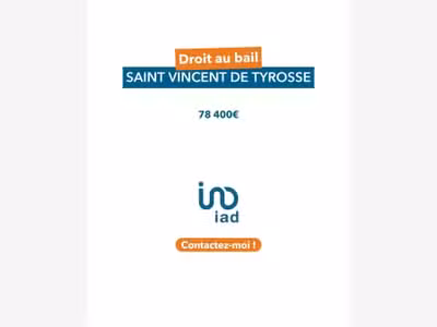 Local commercial 100m² à Saint-Vincent-de-Tyrosse