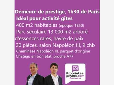 A vendre domaine de 400m² à Sancerre