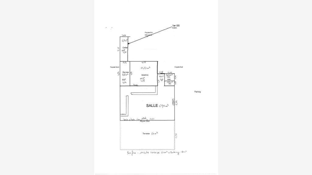 Droit au bail tous commerces 116m² à Semussac