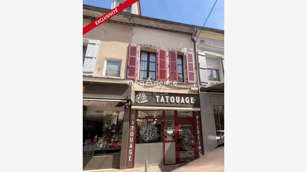 Vente local commercial de 77m² à Sens centre