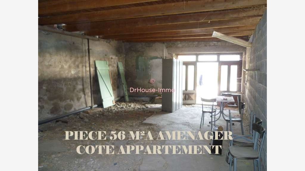 Vente immeuble avec commerce 125m² et appartement