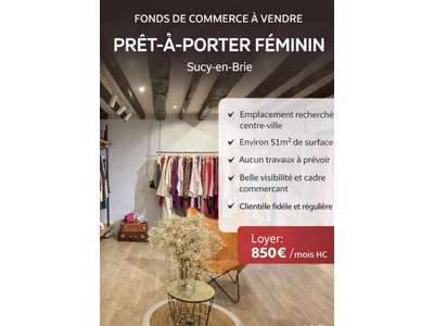 Vente Locaux commerciaux - Boutiques à Sucy-en-Brie