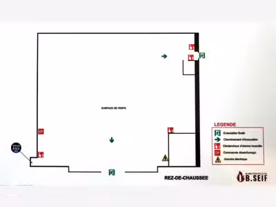Vente murs commerciaux libres de 338m² à Thourotte