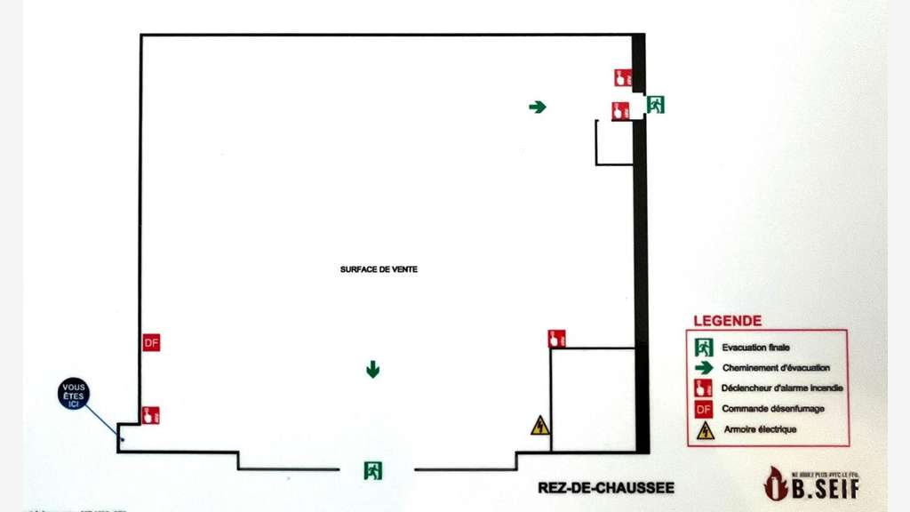 Vente murs commerciaux libres de 338m² à Thourotte