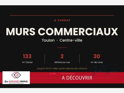 Vente murs commerciaux de 133m² à Toulon centre