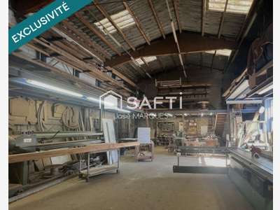 ZA Cogolin atelier avec mezzanine 359m²