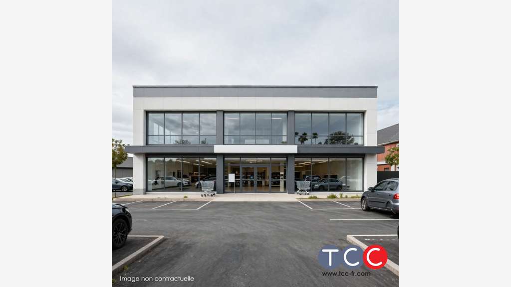 Local commercial 670m² + parking  sur Toulouse