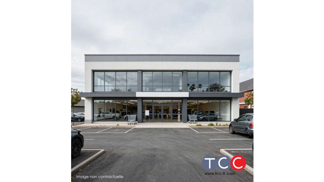 Local commercial 670 m² + parking + terrasse ? 