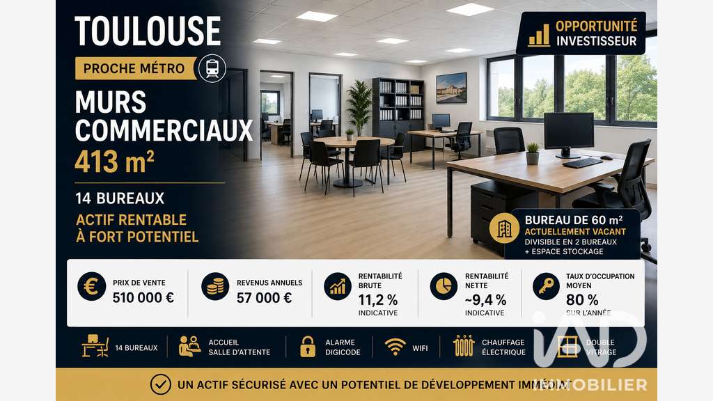 Local commercial à Toulouse