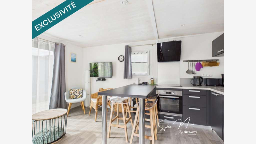 Ensemble de 3 cottages ossature bois de 37m²