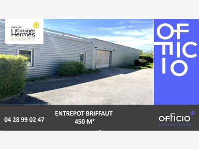 A vendre bureaux entrepôt 440m² Valence Briffaud