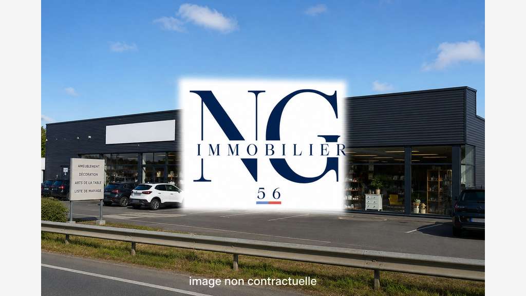 AV bâtiment 530m² excellente visibilité sur Vannes
