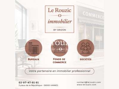 VANNES – Rue des Vierges, cœur piéton – Local comm