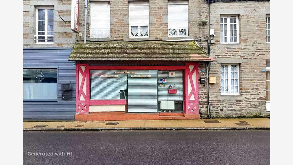 LOCAL COMMERCIAL AVEC HABITATION, TERRAIN ET GARAG