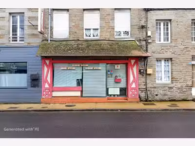 LOCAL COMMERCIAL AVEC HABITATION, TERRAIN ET GARAG