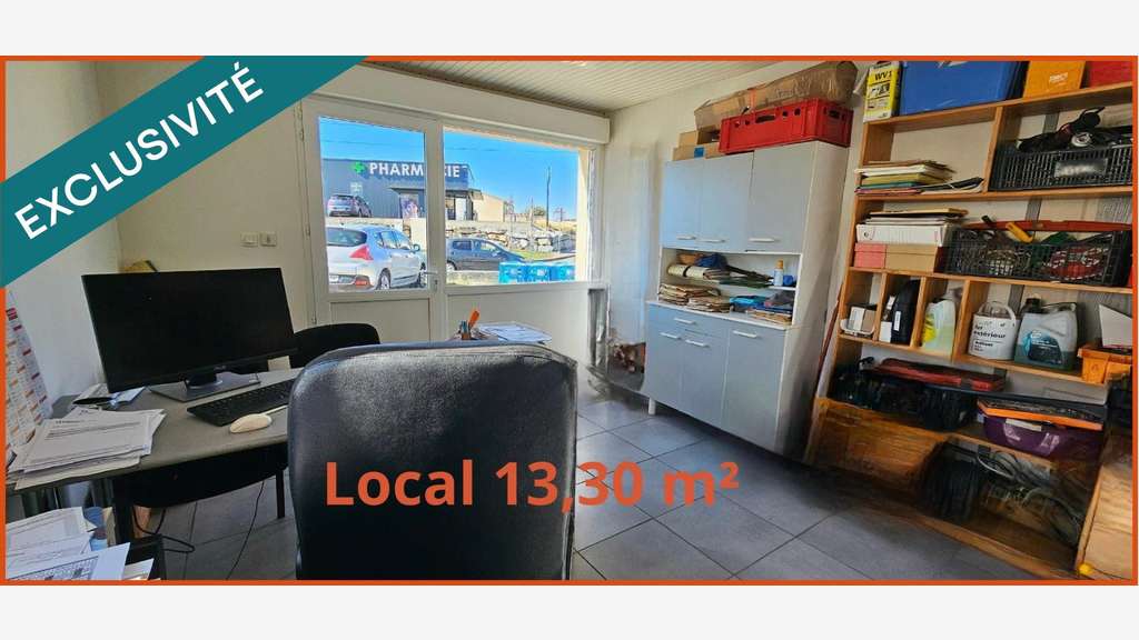 A saisir 2 locaux commerciaux rue centrale Vayres
