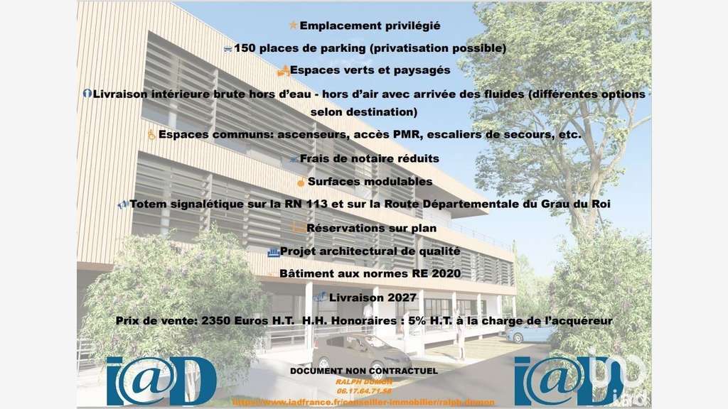 Murs commerciaux à Vergèze