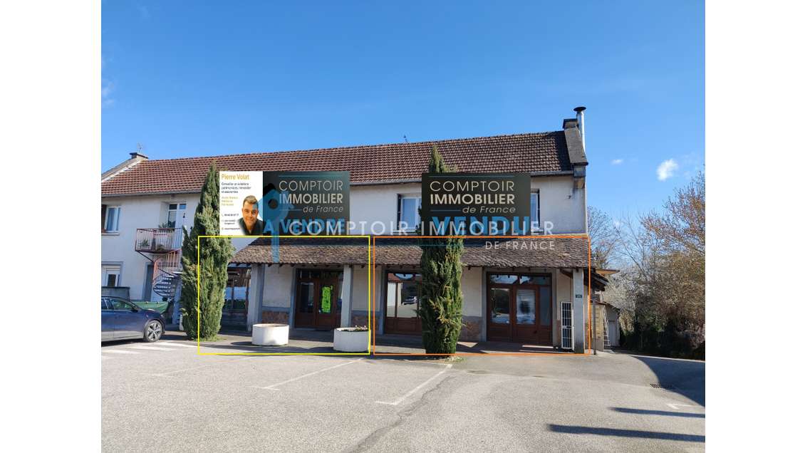 A vendre local commercial libre 95m² à Vézeronce