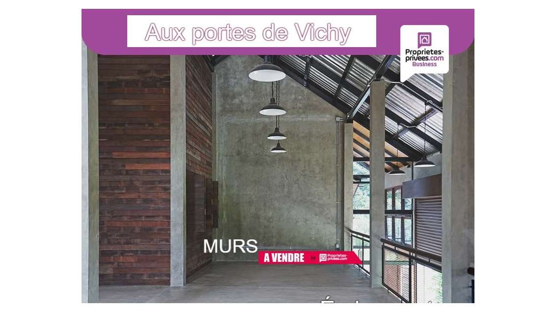 AV local commercial 243m² à Abrest secteur vichy