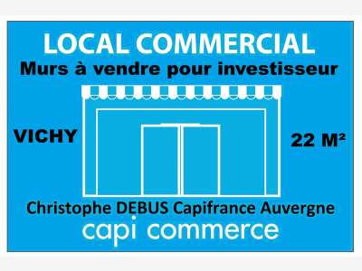 Murs magasin à vendre axe très fréquenté à Vichy