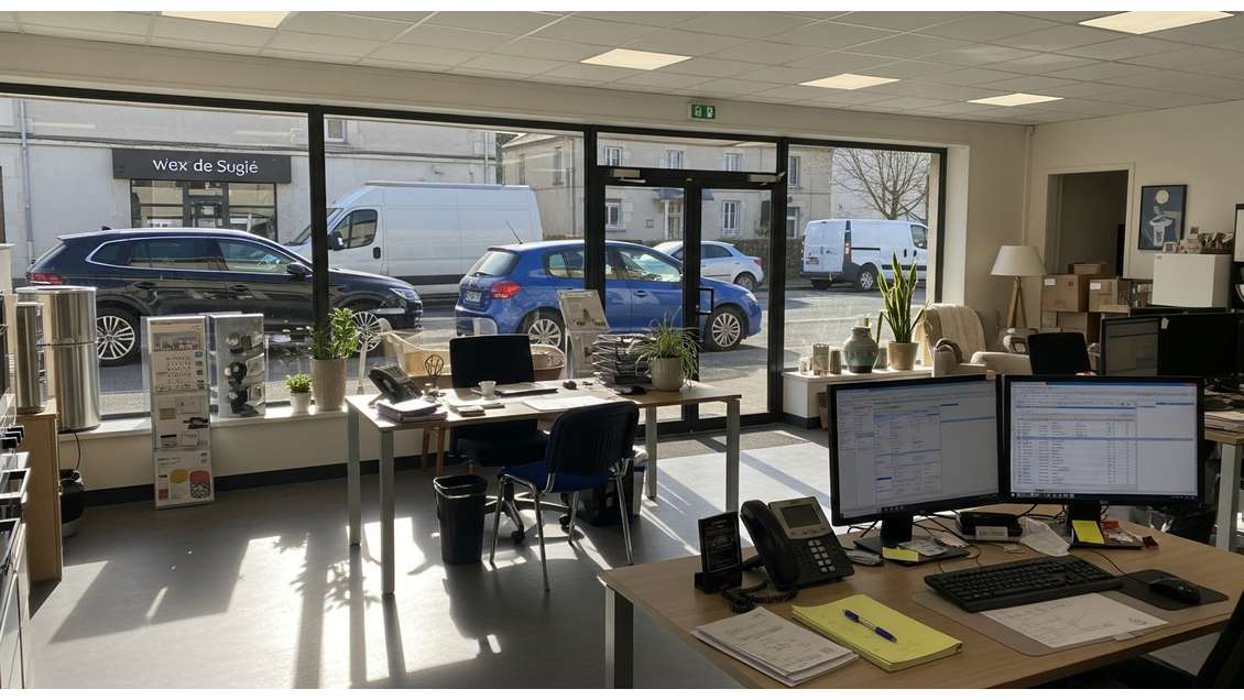 A vendre murs commerciaux 357m² parking à Vichy
