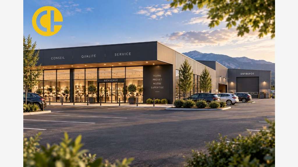 AV local 900m² à Ville-la-Grand zone commerciale